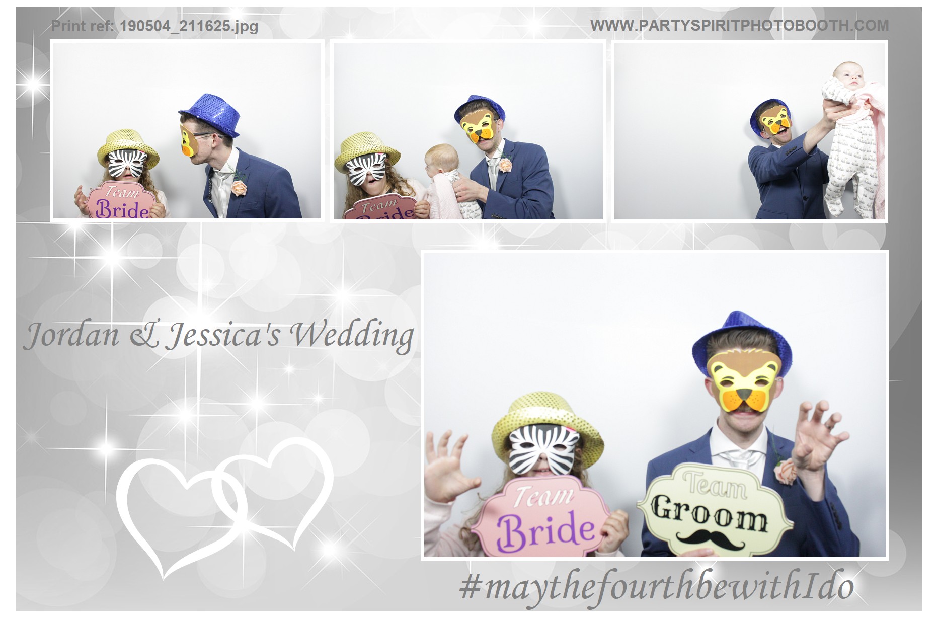 Jordan and Jessica's Wedding | View more photos from the event at gallery.partyspiritphotobooth.com/u/PartySpiritPhotoBooth/Jordan-and-Jessicas-Wedding